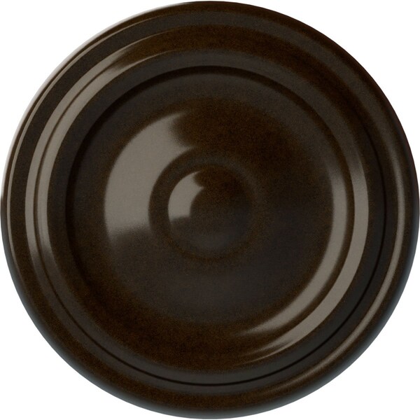 Ekena Millwork Maria Ceiling Medallion (Fits Canopies up to 1 3/4"), Hand-Painted Bronze, 9 5/8"OD x 1 1/8"P CM09MABZS - main